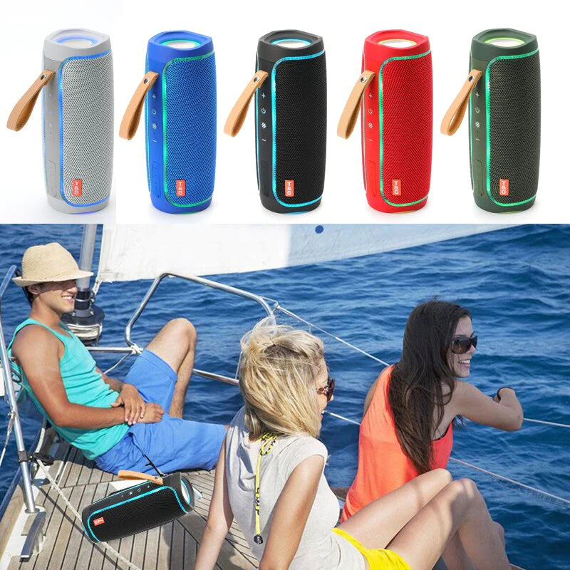 Bluetooth Speaker Wireless Waterproof Outdoor Stereo Bass USB/TF/FM Radio LOUD