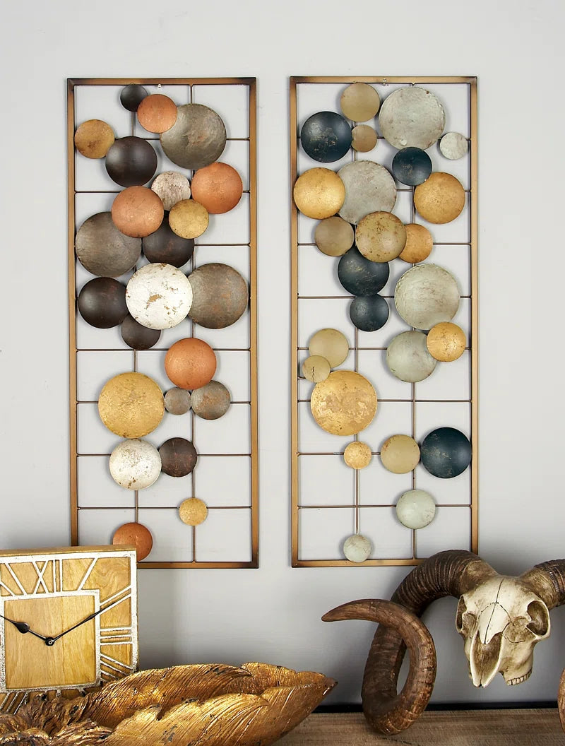 Abstract Wall Decor on Metal