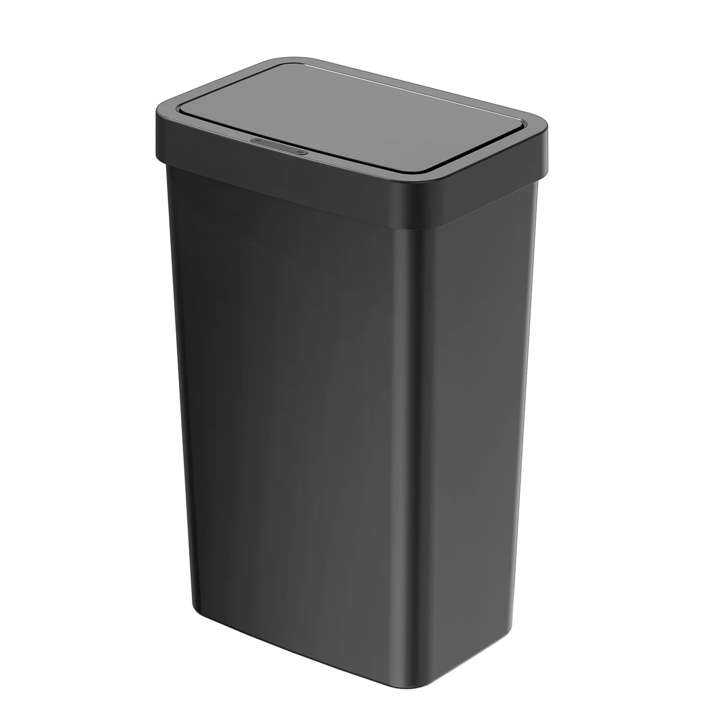 13.2 Gallon Kitchen Trash Can, Plastic Motion Sensor Kitchen Trash Can, Black